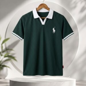 OLD MONEY STEP POLO- GREEN